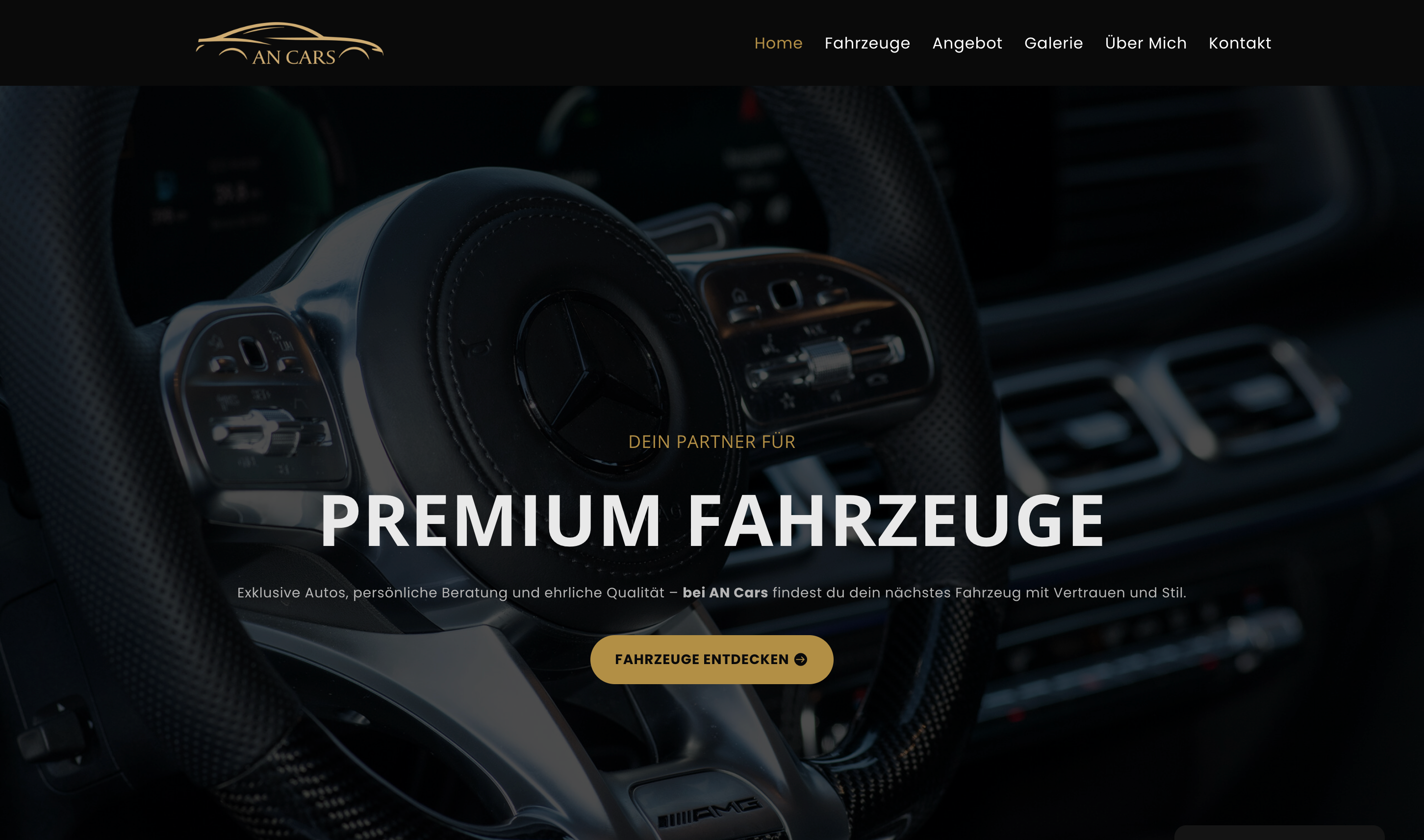 AN Cars Website