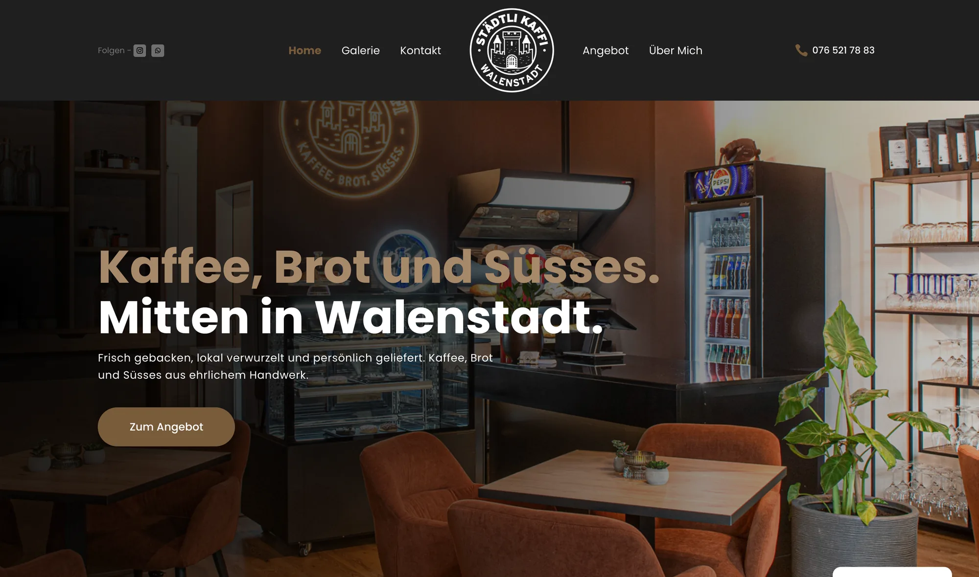 Städtli Kaffi Website